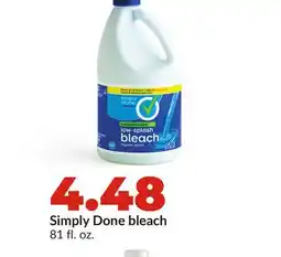 Hy-Vee Simply Done bleach offer