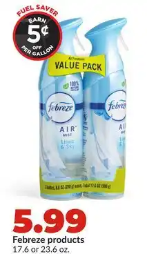 Hy-Vee Febreze products offer