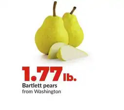 Hy-Vee Bartlett pears offer