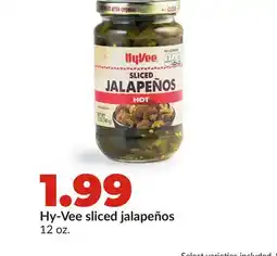 Hy-Vee Hy-Vee sliced jalapeños offer