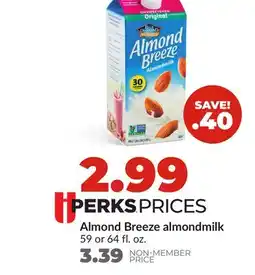Hy-Vee Almond Breeze almondmilk offer
