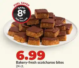 Hy-Vee Bakery-fresh scotcharoo bites offer