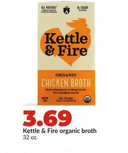 Hy-Vee Kettle & Fire organic broth offer