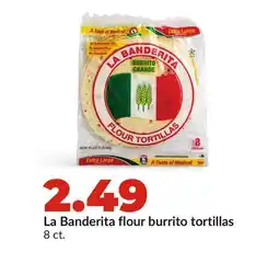 Hy-Vee La Banderita flour burrito tortillas offer