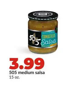 Hy-Vee 505 medium salsa offer
