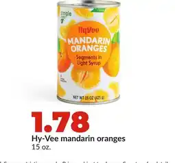 Hy-Vee Hy-Vee mandarin oranges offer
