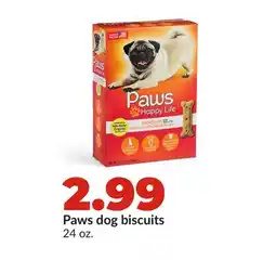 Hy-Vee Paws dog biscuits offer