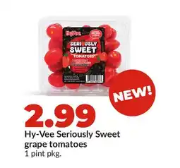 Hy-Vee Hy-Vee Seriously Sweet grape tomatoes offer