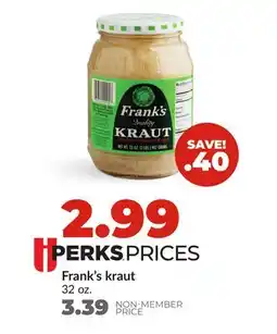 Hy-Vee Frank's kraut offer
