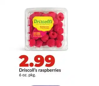 Hy-Vee Driscoll's raspberries offer