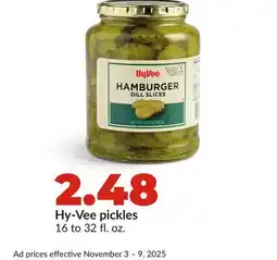 Hy-Vee Hy-Vee pickles offer