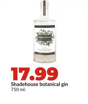 Hy-Vee Shadehouse botanical gin offer