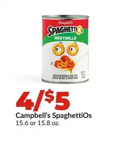 Hy-Vee Campbell's SpaghettiOs offer