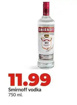 Hy-Vee Smirnoff vodka offer
