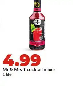 Hy-Vee Mr & Mrs T cocktail mixer offer