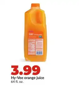 Hy-Vee Hy-Vee orange juice offer