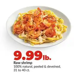Hy-Vee Raw shrimp offer