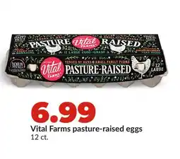 Hy-Vee Vital Farms pasture-raised eggs offer