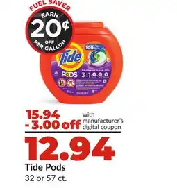 Hy-Vee Tide Pods offer