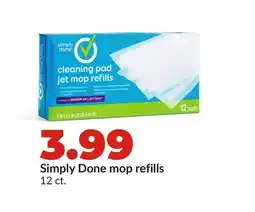 Hy-Vee Simply Done mop refills offer