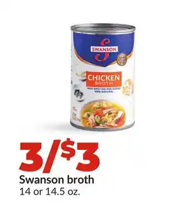 Hy-Vee Swanson broth offer