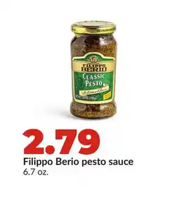 Hy-Vee Filippo Berio pesto sauce offer