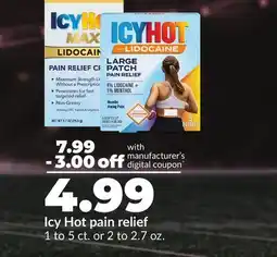 Hy-Vee Icy Hot pain relief offer