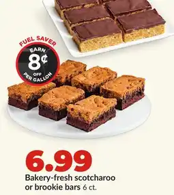 Hy-Vee Bakery-fresh scotcharoo or brookie bars offer