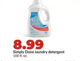 Hy-Vee Simply Done laundry detergent offer