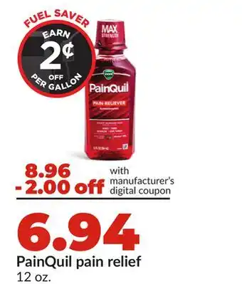 Hy-Vee PainQuil pain relief offer