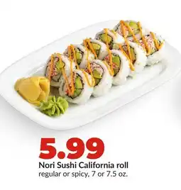 Hy-Vee Nori Sushi California roll offer