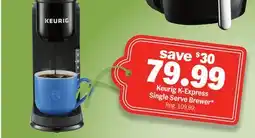 Meijer Keurig K-Express Single Serve Brewer offer