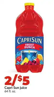 Hy-Vee Capri Sun juice offer