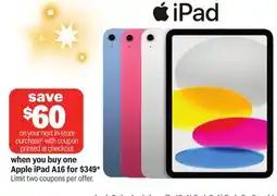 Meijer Apple iPad A16 offer