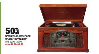 Meijer Crosley Lancaster and Cruiser Turntables offer