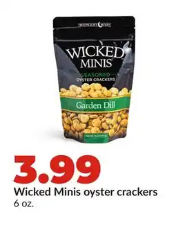 Hy-Vee Wicked Minis oyster crackers offer