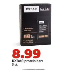 Hy-Vee RXBAR protein bars offer