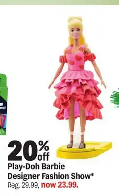 Meijer Play-Doh Barbie Designer Fashion Show offer