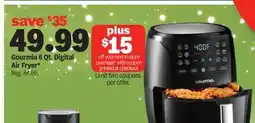 Meijer Gourmia 6 Qt. Digital Air Fryer offer