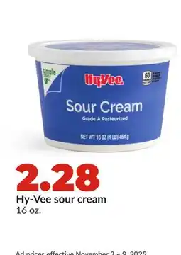 Hy-Vee Hy-Vee sour cream offer