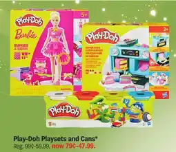 Meijer Play-Doh Playsets and Cans offer