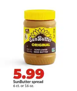 Hy-Vee SunButter spread offer