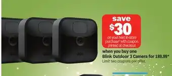 Meijer Blink Outdoor 3 Camera offer