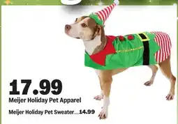 Meijer Meijer Holiday Pet Sweater offer