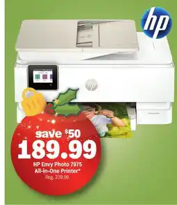 Meijer HP Envy Photo 7975 All-in-One Printer offer