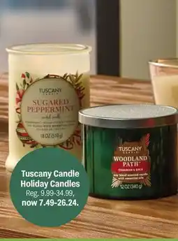 Meijer Tuscany Candle Holiday Candles offer