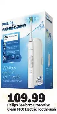 Meijer Philips Sonicare Protective Clean 6100 Electric Toothbrush offer