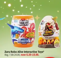 Meijer Zuru Robo Alive Interactive Toys offer