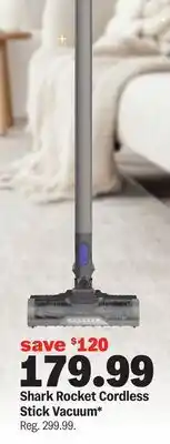 Meijer Shark Rocket Cordless Stick Vacuum offer
