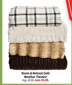 Meijer Room & Retreat Cold Weather Throws offer